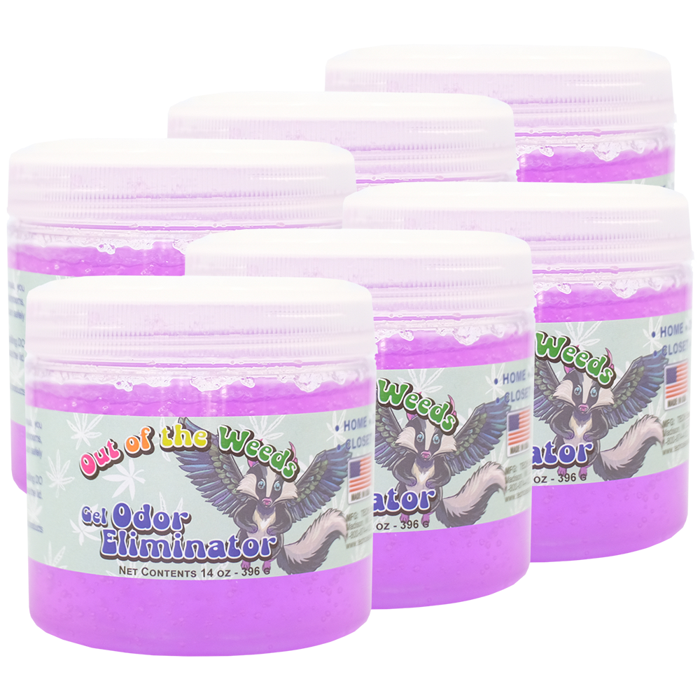 Out of the Weeds Gel Odor Eliminator Sweet Escape Scent 6 pk