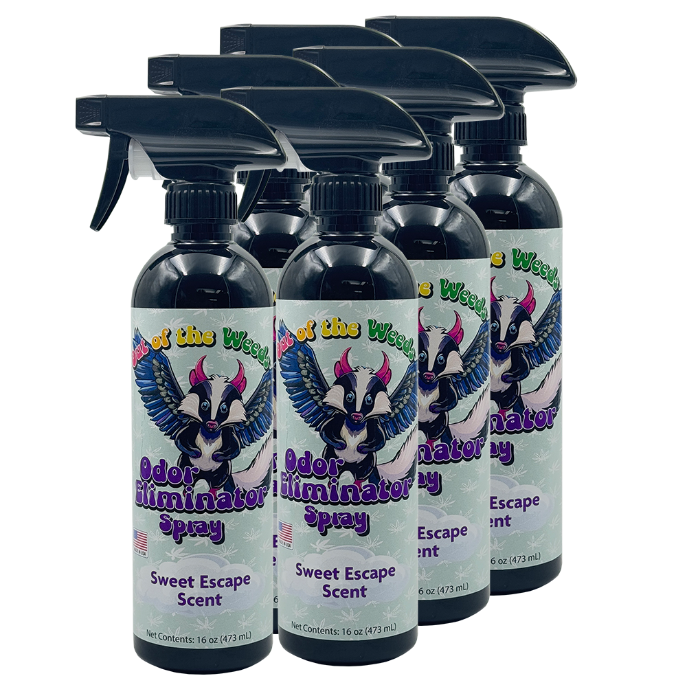 Out of the Weeds 16 oz Odor Eliminator Spray Sweet Escape Scent 6 pk