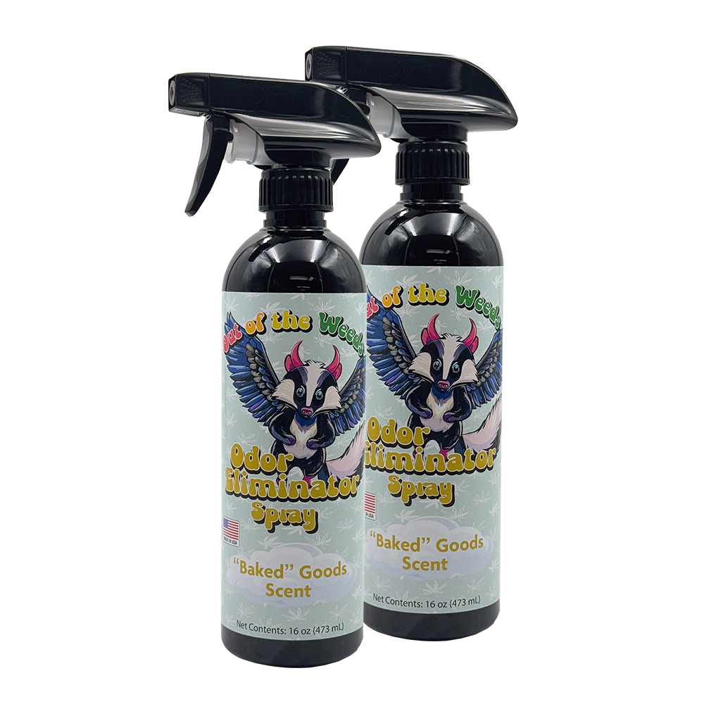Out of the Weeds 16 oz Odor Eliminator Spray Baked Goods Scent 2 pk